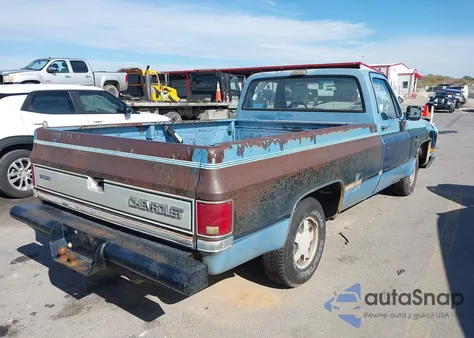 1987 Chevrolet R10 из США, поврежденный, VIN 1GCDR14K5HS176549